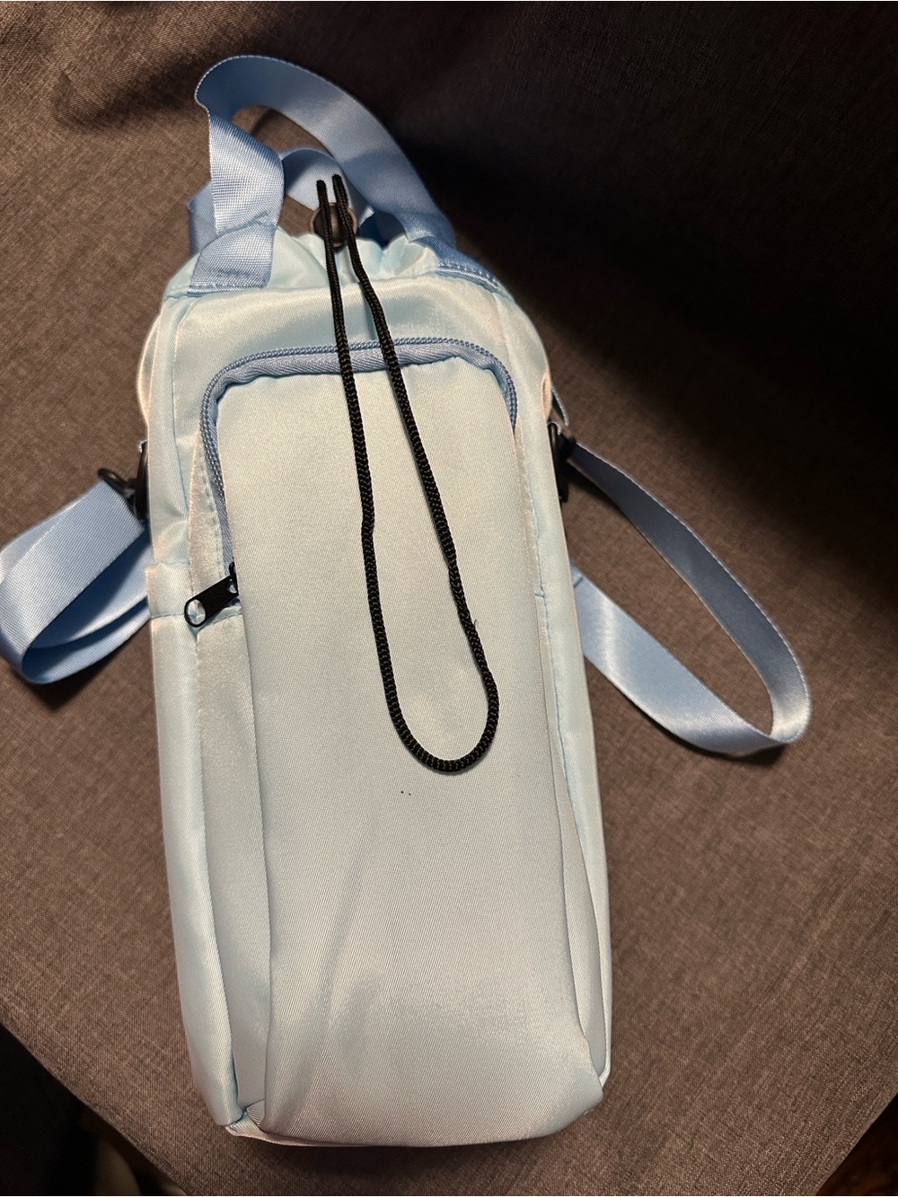 Light Blue Water Bottle Bag